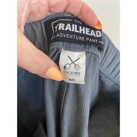 Coalatree Trailhead Adventure Pant Unisex M/L Gray Ripstop Nylon Stretch Outdoor - Picture 4 of 4